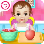 baby care and spa android application logo